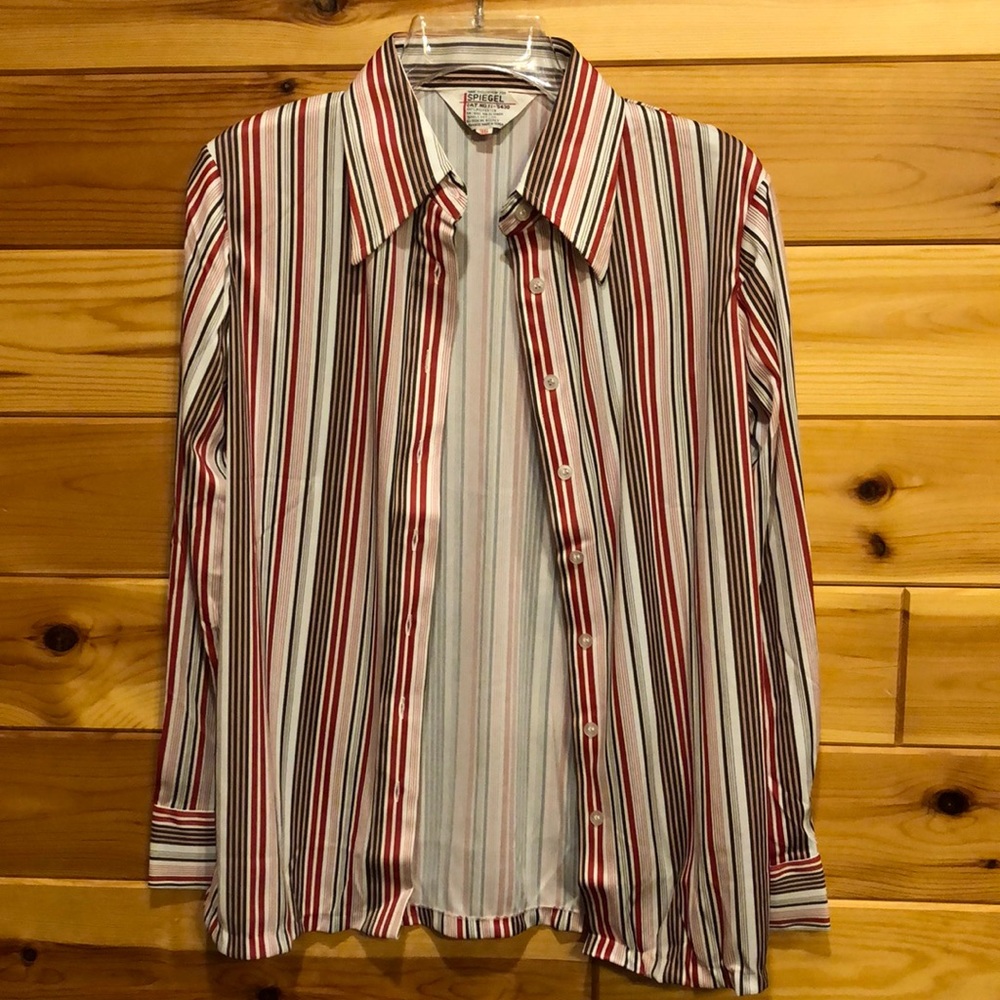 Vintage Spiegel button down long sleeved shirt
